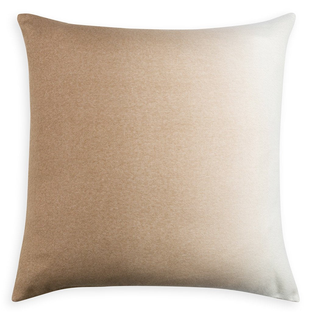 Dip-Dyed Alpaca Square Pillow Camel Eleish Van Breems Home