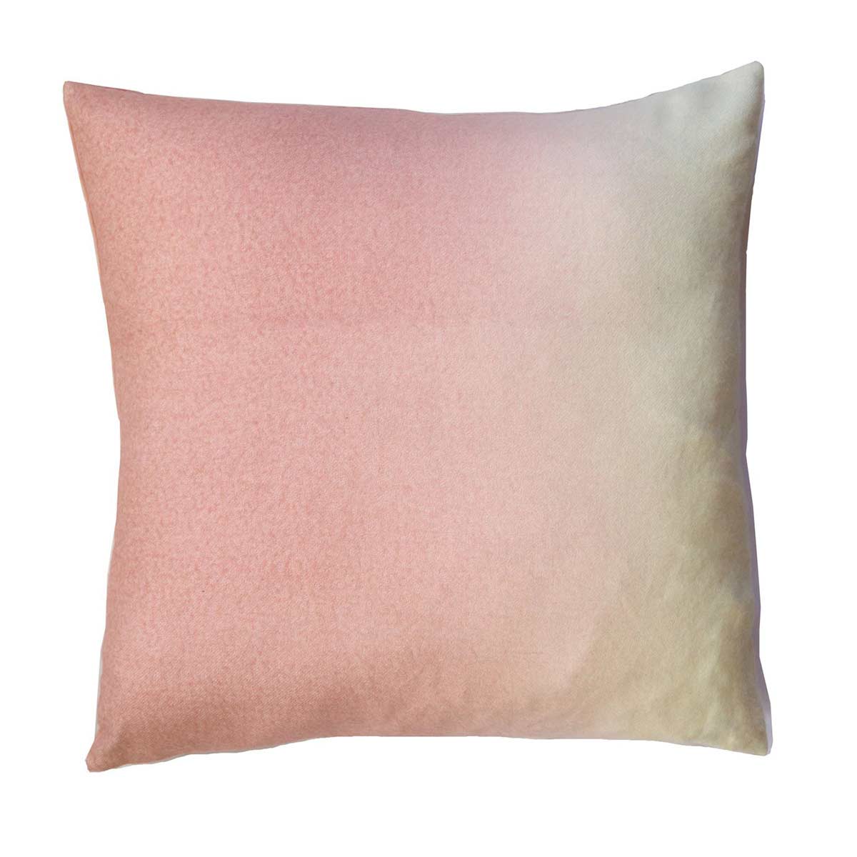 Dip-Dyed Alpaca Square Pillow Dusty Rose Eleish Van Breems Home