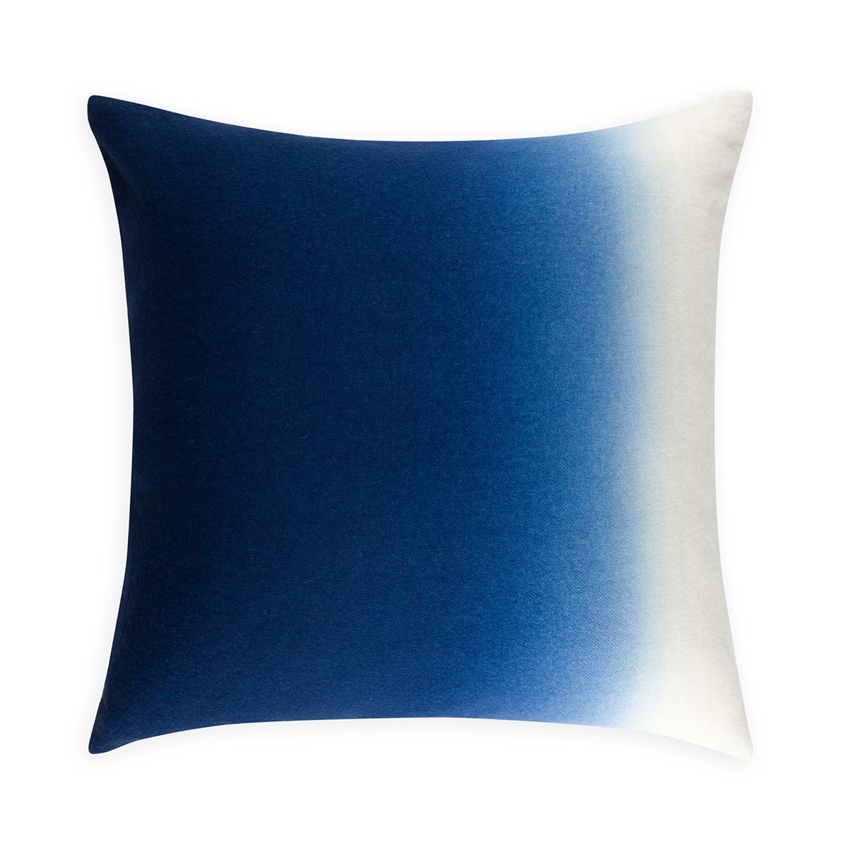 Dip-Dyed Alpaca Square Pillow Indigo Eleish Van Breems Home