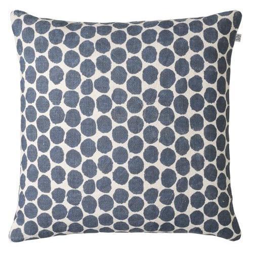 Dot Ari Blue Linen Pillow