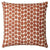 Dot Ari Orange Linen Pillow