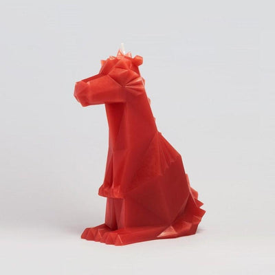 Dreki PyroPet Candle Red Eleish Van Breems Home