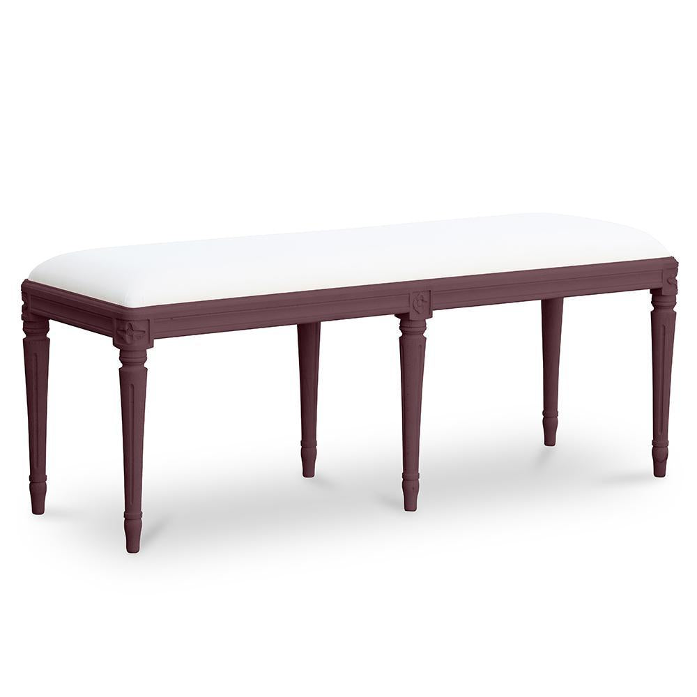 Drottningholm Bench Long Black Magic Eleish Van Breems Home