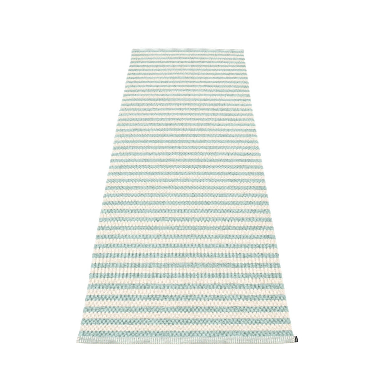 Duo Runner - 2 3/4' X 5 1/4' Pale Turquoise/Vanilla Eleish Van Breems Home