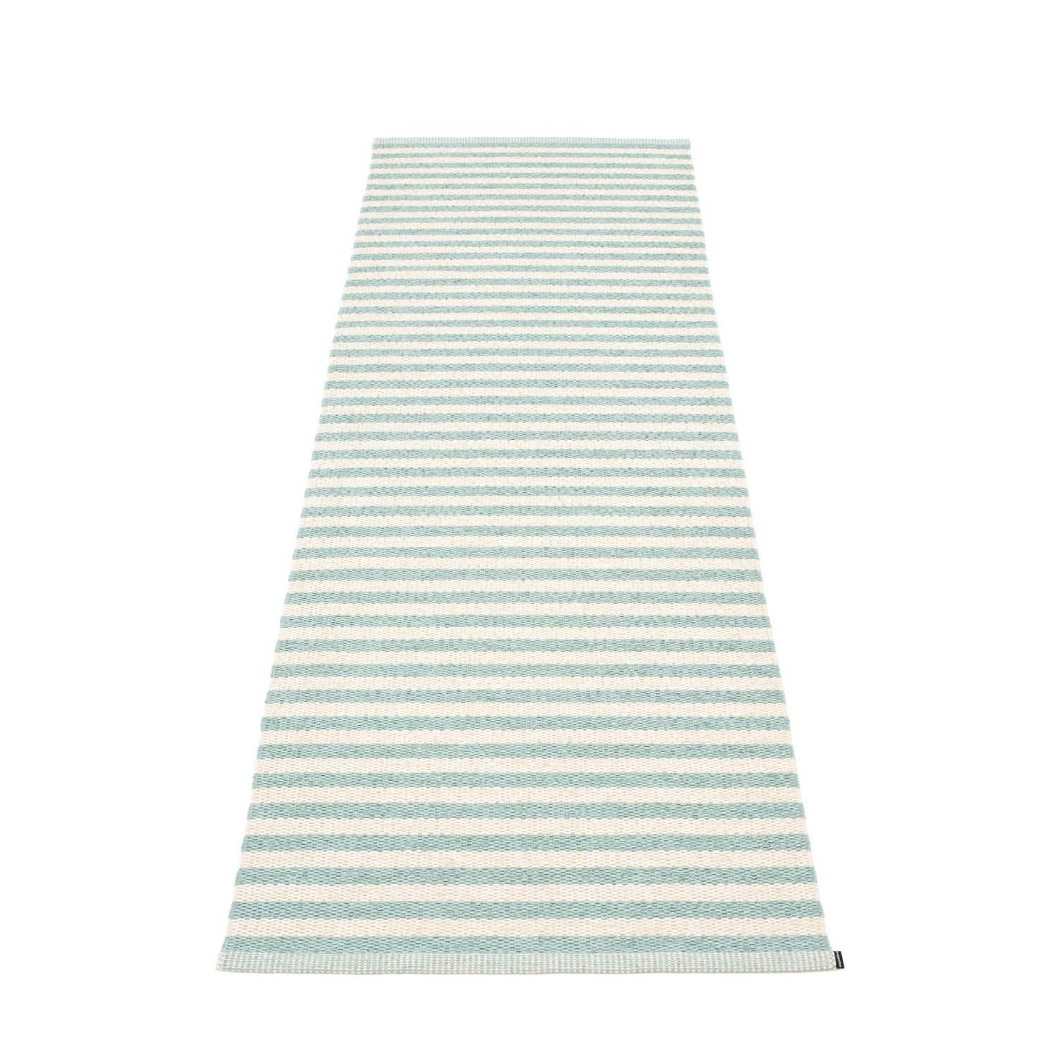 Duo Runner - 2 3/4' X 5 1/4' Pale Turquoise/Vanilla Eleish Van Breems Home