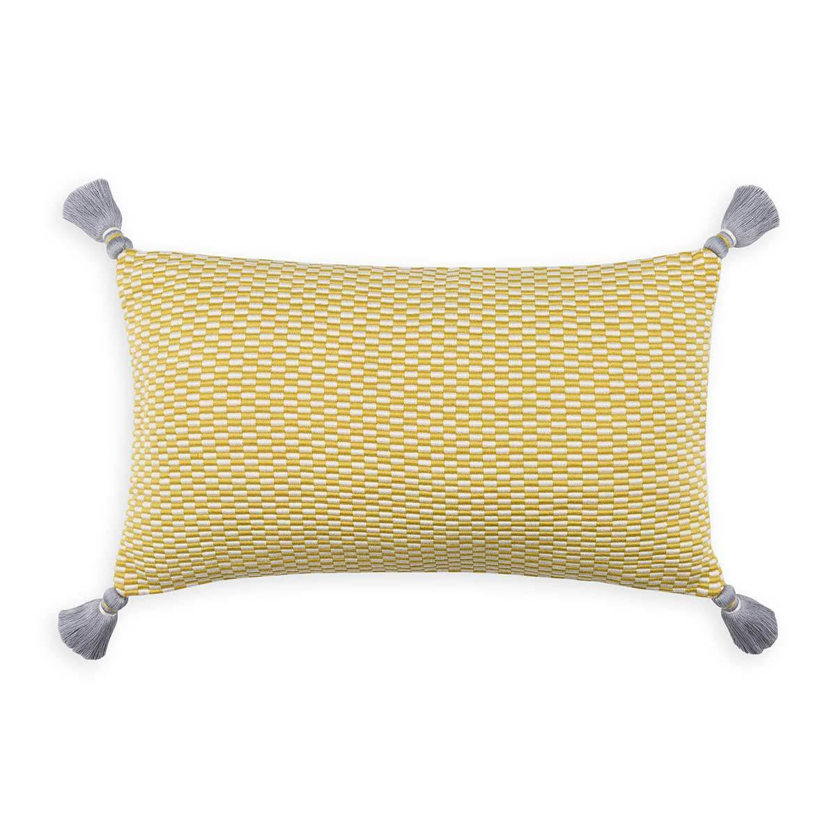Ella Rectangle Pillow Citrus/Natural Eleish Van Breems Home