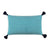 Ella Rectangle Pillow Peacock/Natural Eleish Van Breems Home