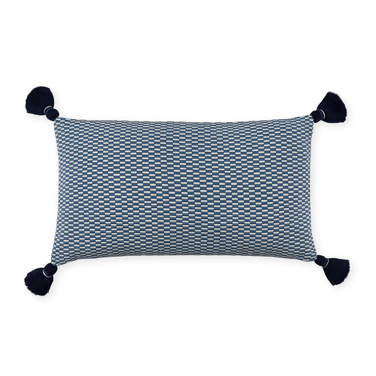 Ella Rectangle Pillow Periwinkle/Natural Eleish Van Breems Home