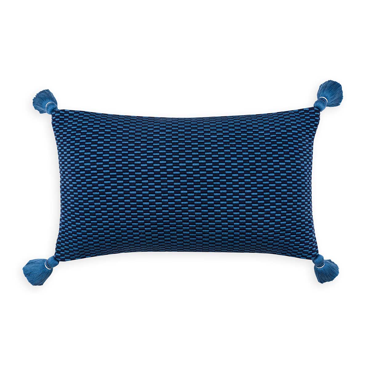 Ella Rectangle Pillow Periwinkle/Navy Eleish Van Breems Home