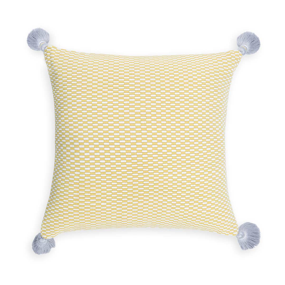 Ella Square Pillow Citrus/Natural Eleish Van Breems Home