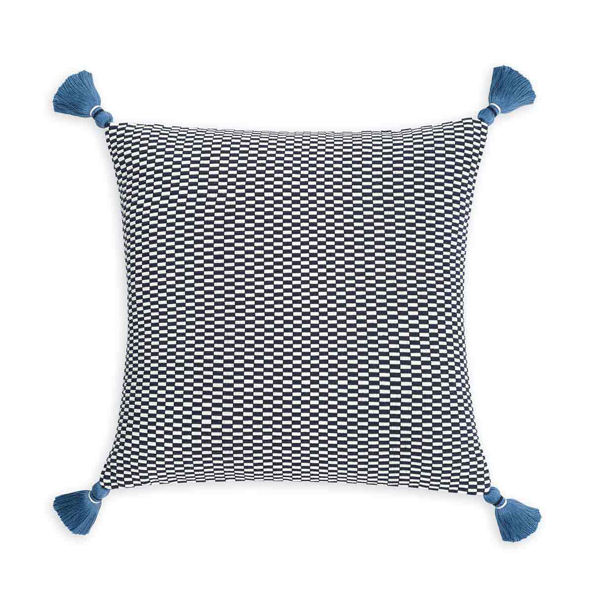 Ella Square Pillow Navy/Natural Eleish Van Breems Home