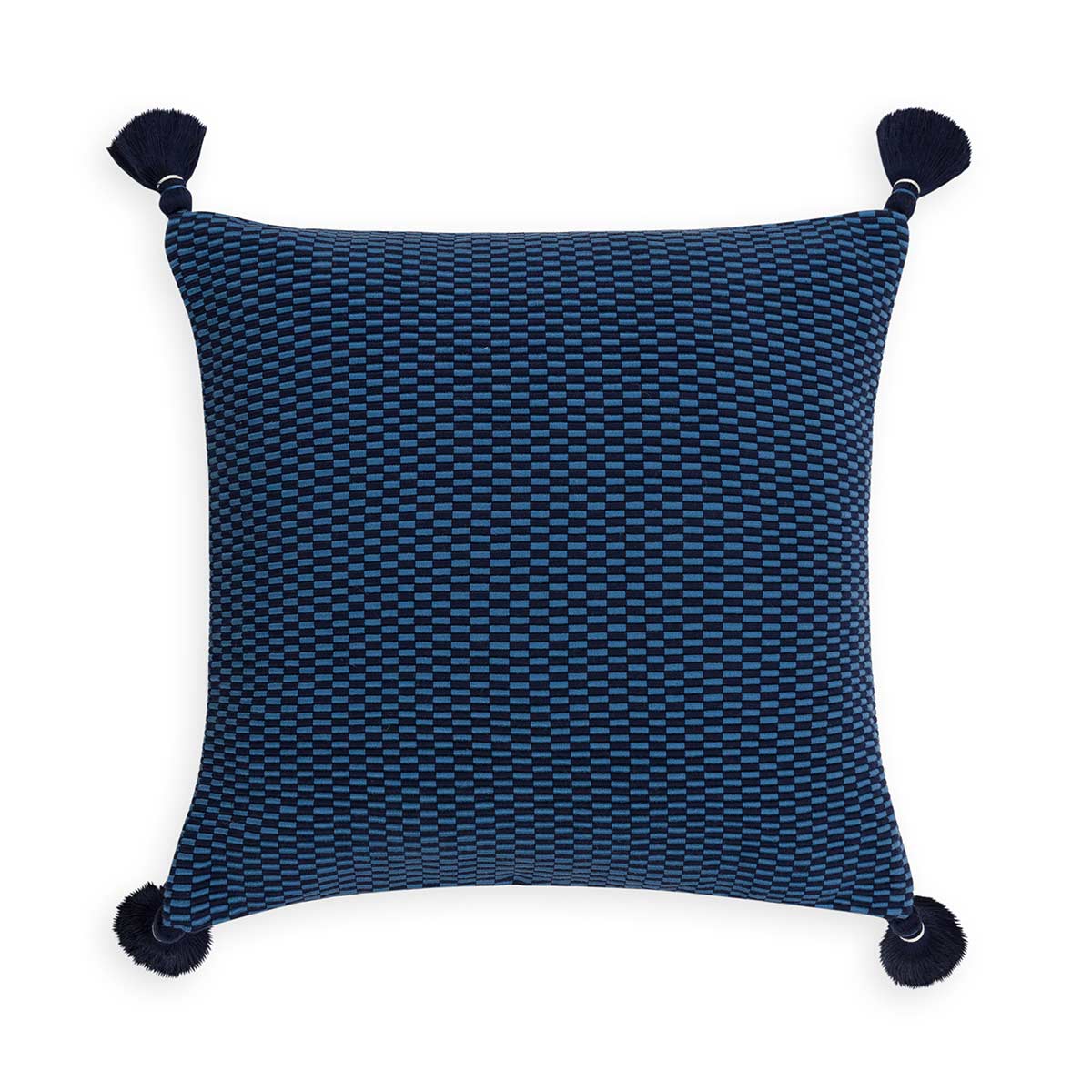 Ella Square Pillow Periwinkle/Navy Eleish Van Breems Home