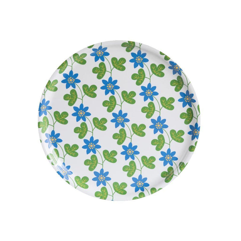 Floral Round Tray