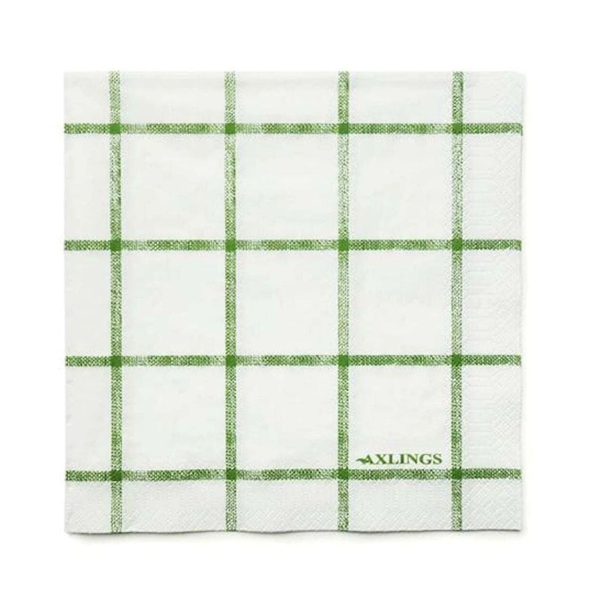 Paper Luncheon Napkin Windowpane Eleish Van Breems Home