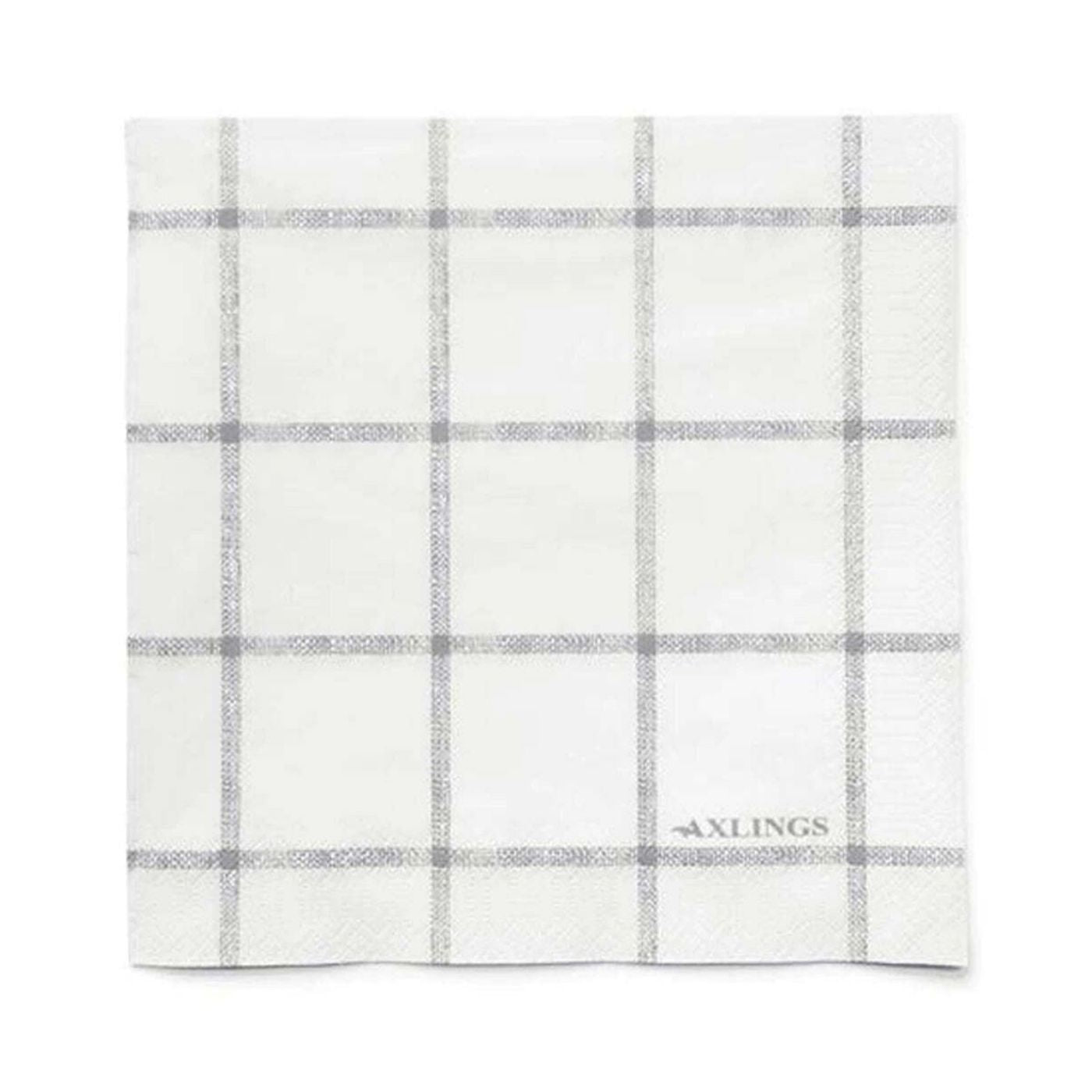 Paper Luncheon Napkin Windowpane Eleish Van Breems Home
