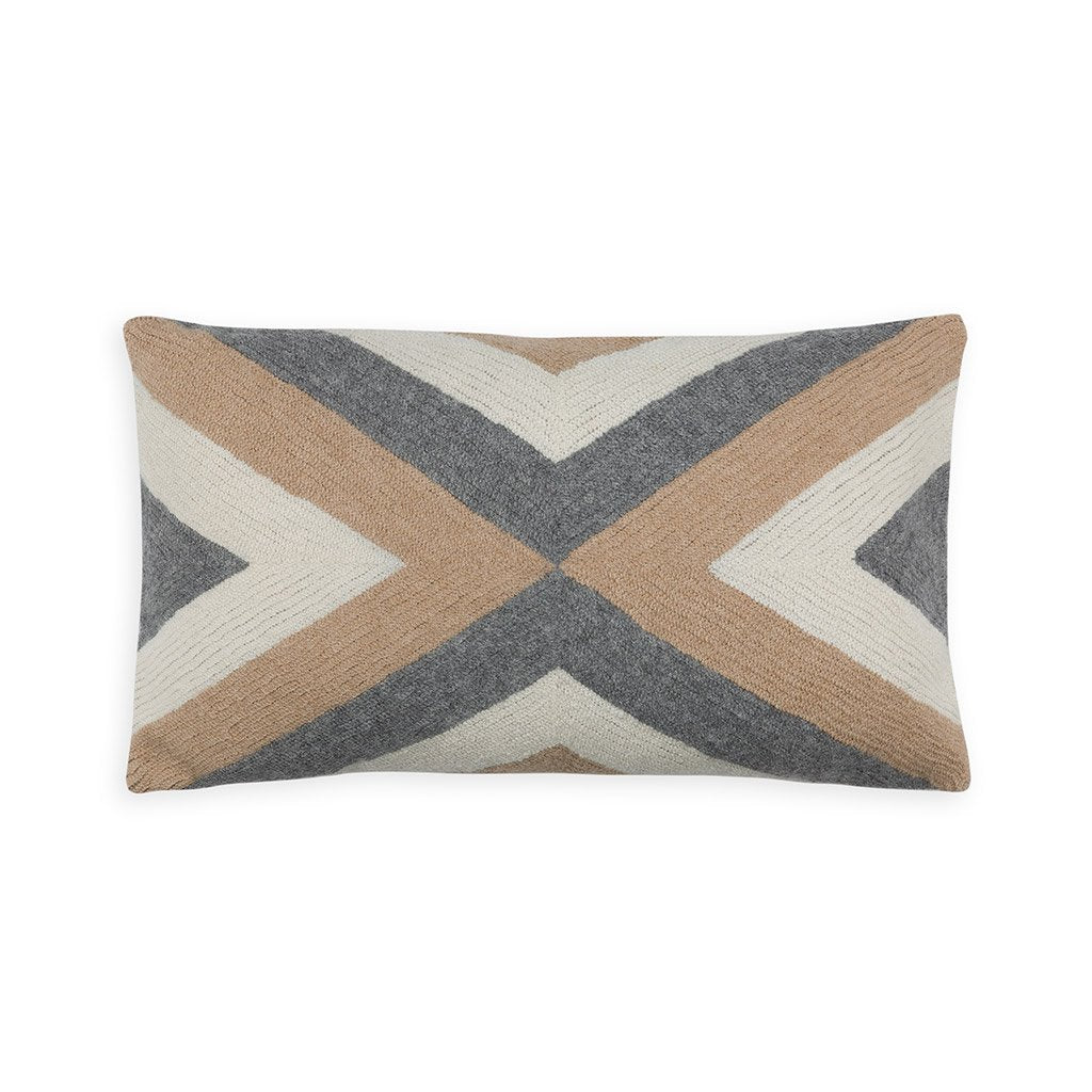 Grinda Rectangle Pillow Camel/Grey Eleish Van Breems Home