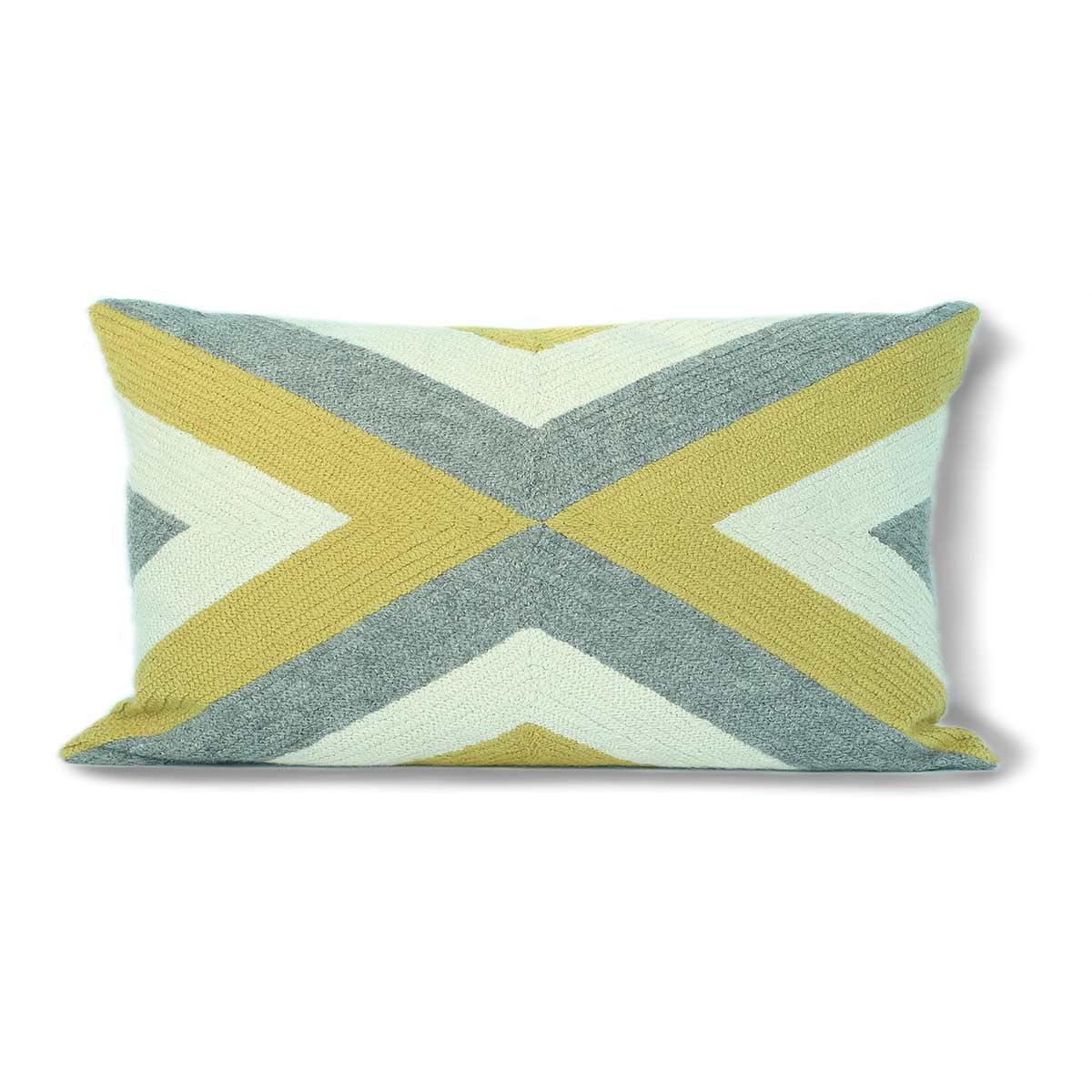 Grinda Rectangle Pillow Citrus/Grey Eleish Van Breems Home