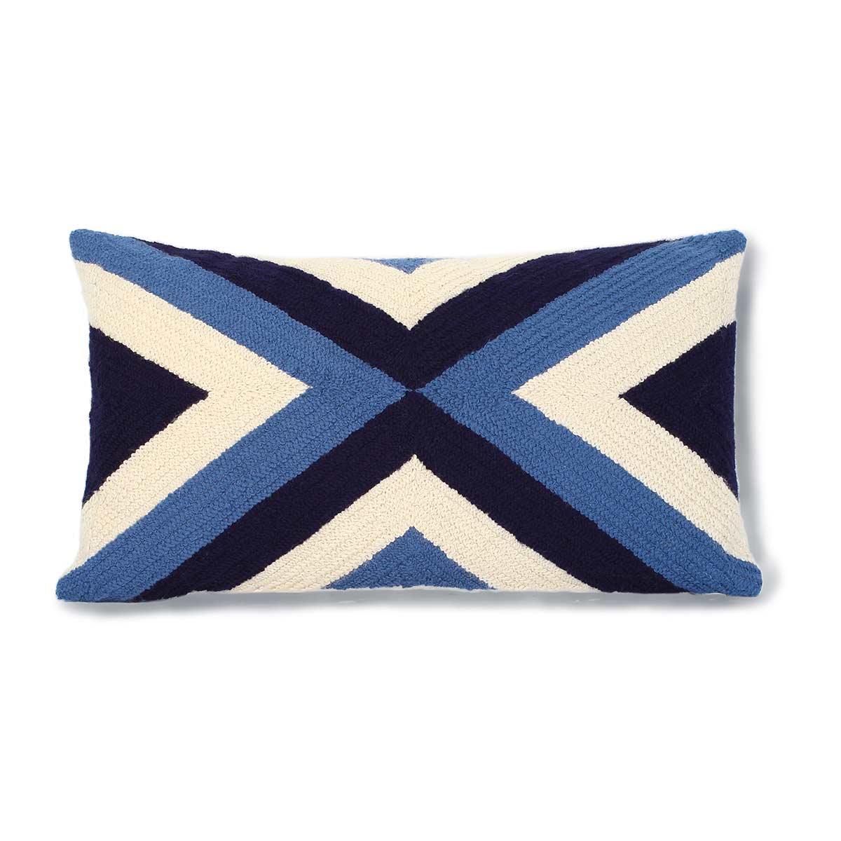 Grinda Rectangle Pillow Periwinkle/Navy Eleish Van Breems Home