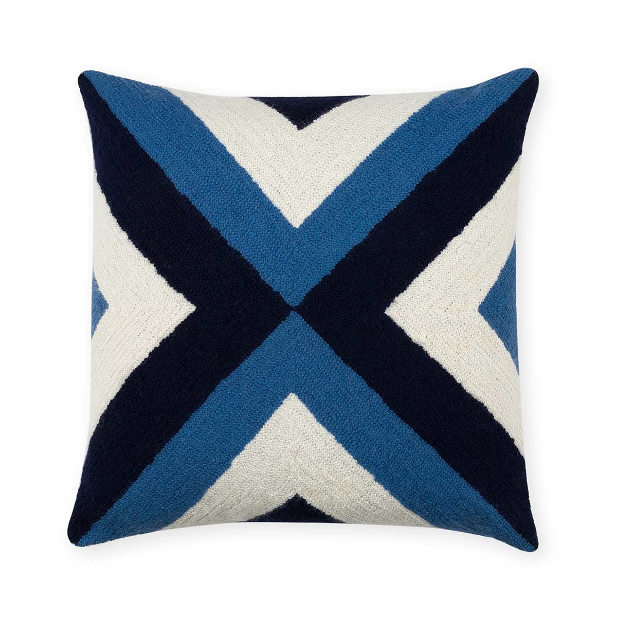 Grinda Square Pillow Periwinkle/Navy Eleish Van Breems Home