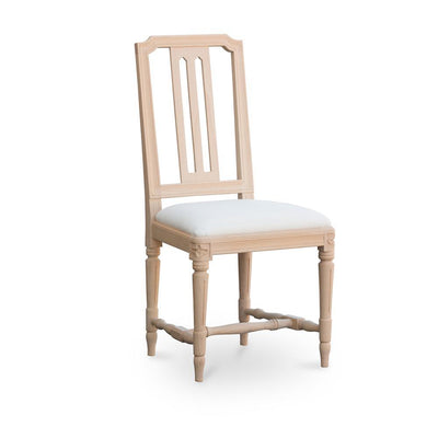 Gullers Gustavian Side Chair Natural Eleish Van Breems Home