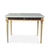 Swedish Gustavian Console Table with Glass Panels