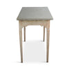 Gustavian Table with Limestone Top Eleish Van Breems Home