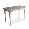 Gustavian Table with Limestone Top Eleish Van Breems Home