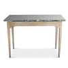 Gustavian Table with Limestone Top Eleish Van Breems Home