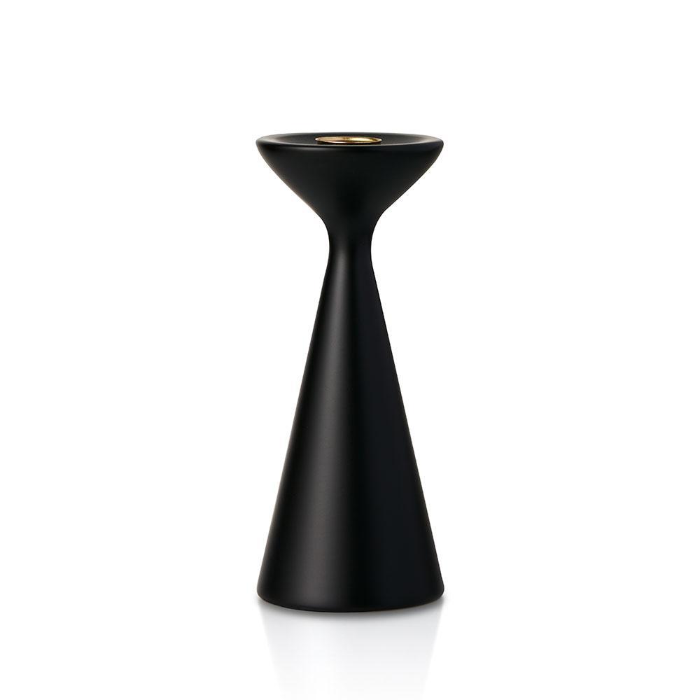 Inga Candlestick Medium Black Eleish Van Breems Home