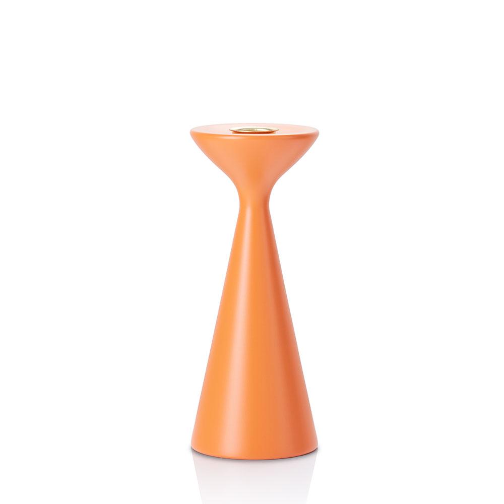Inga Candlestick Medium Brick Orange Eleish Van Breems Home