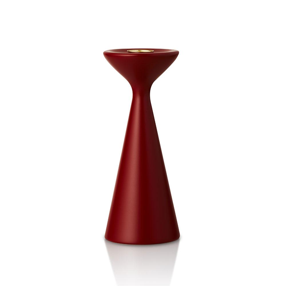 Inga Candlestick Medium Dark Red Eleish Van Breems Home