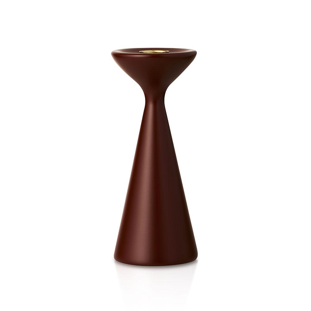 Inga Candlestick Medium Hazelnut Brown Eleish Van Breems Home