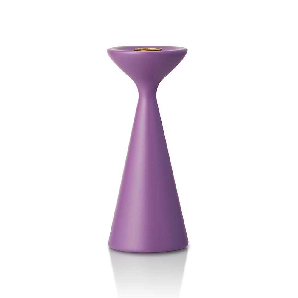 Inga Candlestick Medium Lavender Purple Eleish Van Breems Home