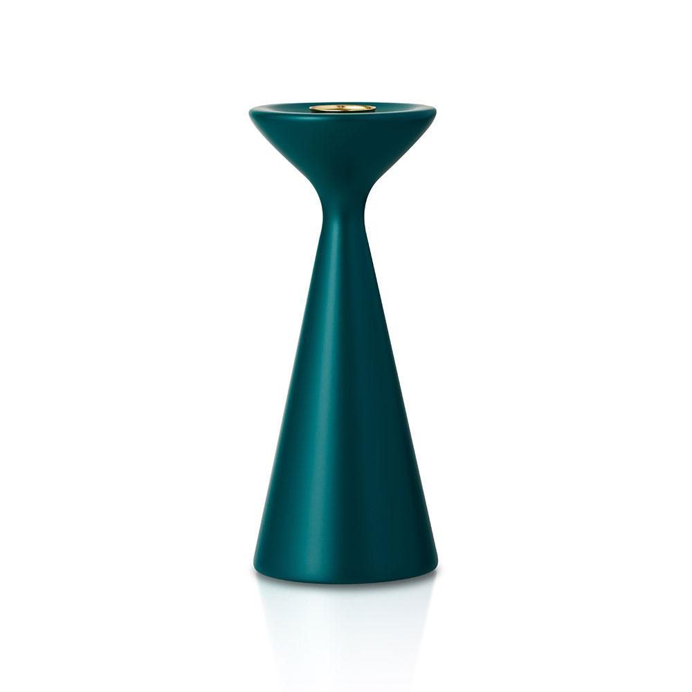 Inga Candlestick Medium Ocean Green Eleish Van Breems Home
