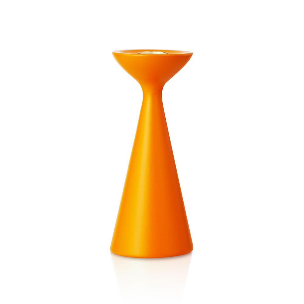 Inga Candlestick Medium Orange Eleish Van Breems Home