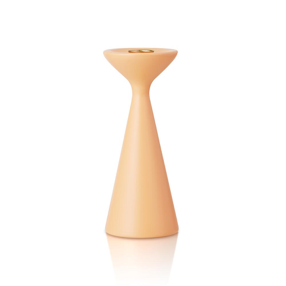 Inga Candlestick Medium Peach Pink Eleish Van Breems Home