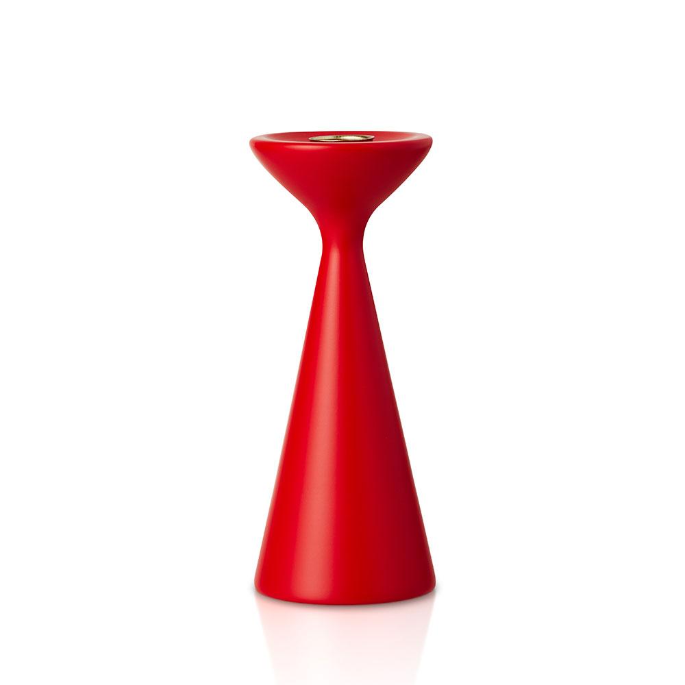 Inga Candlestick Medium Red Eleish Van Breems Home
