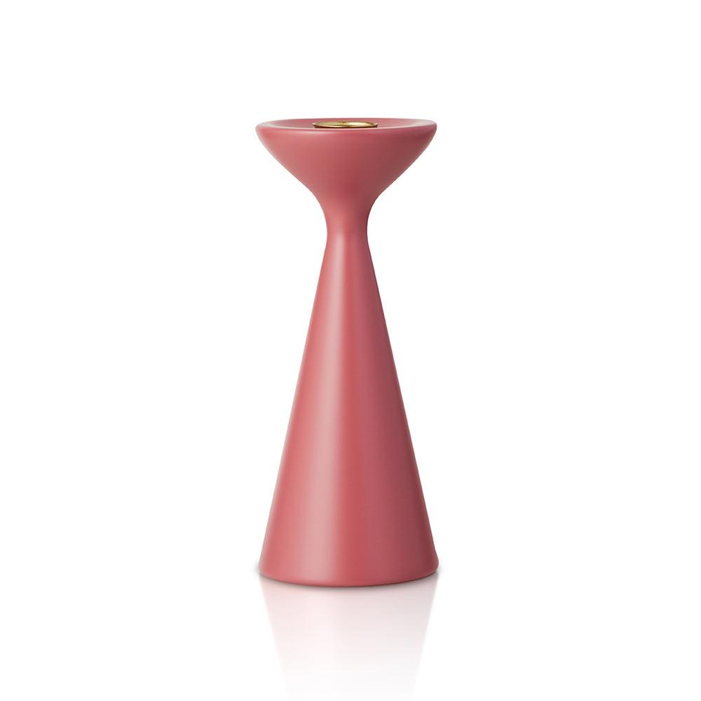 Inga Candlestick Medium Retro Pink Eleish Van Breems Home