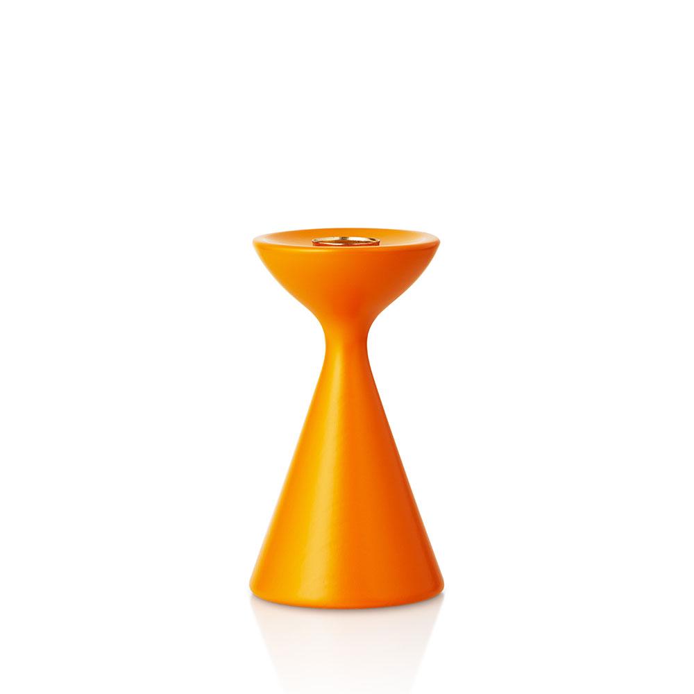 Inga Candlestick Small Orange Eleish Van Breems Home