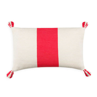 Laguna Stripe Pillow Coral Eleish Van Breems Home