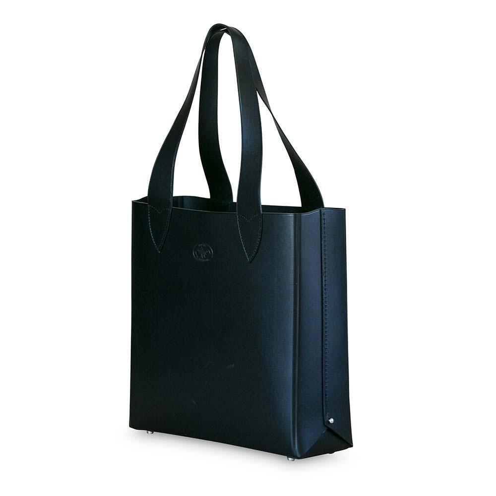 Leila Structured Tote Bag Black Eleish Van Breems Home