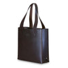 Leila Structured Tote Bag Dark Chololate Eleish Van Breems Home