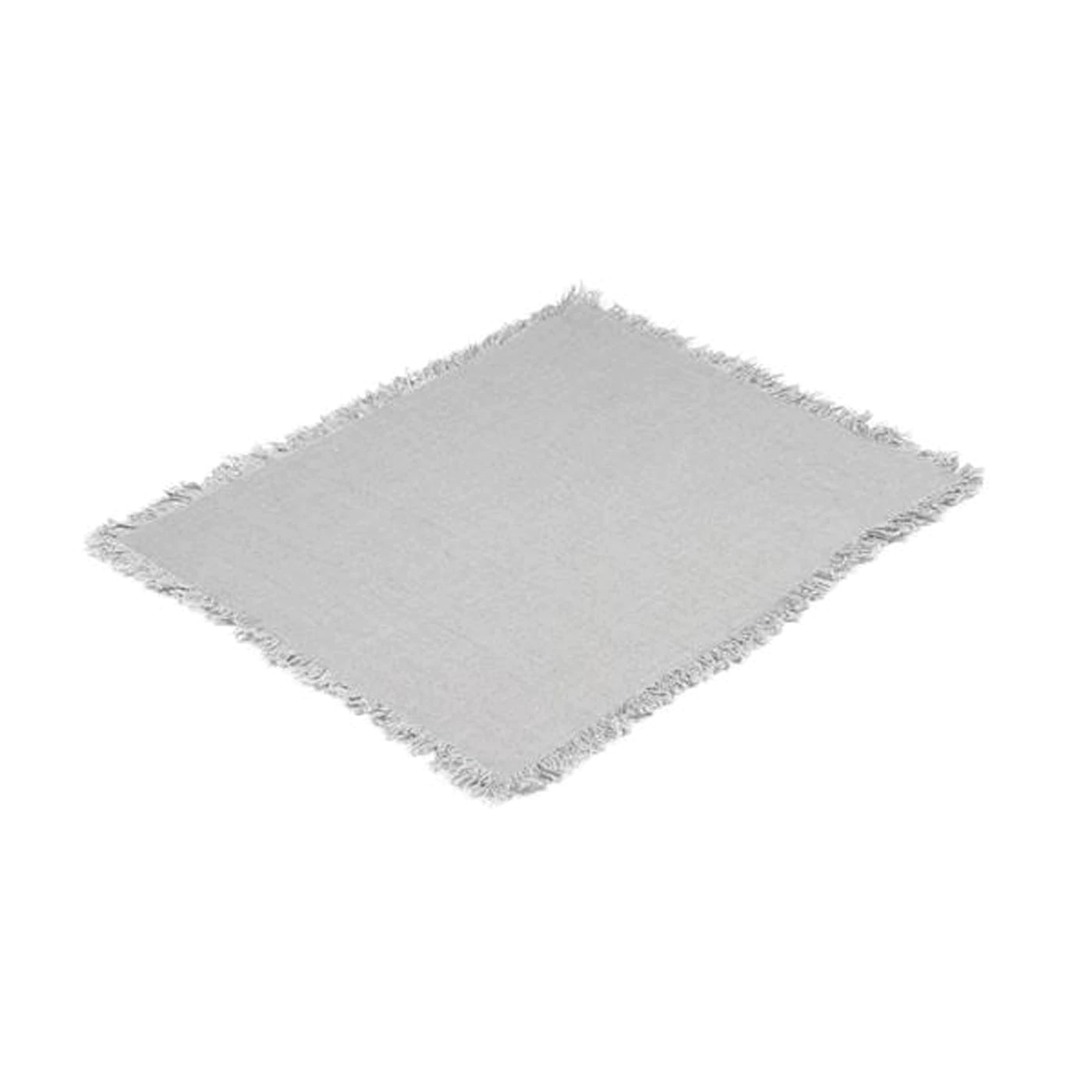 Rustic 100% Linen Placemat with Fringe Eleish Van Breems Home