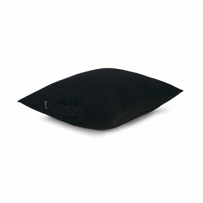 Linen Pillow With Handle Black Eleish Van Breems Home