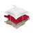 Linen Sachet Pillows Lavender Scent Red Dahlia, Natural & White Eleish Van Breems Home