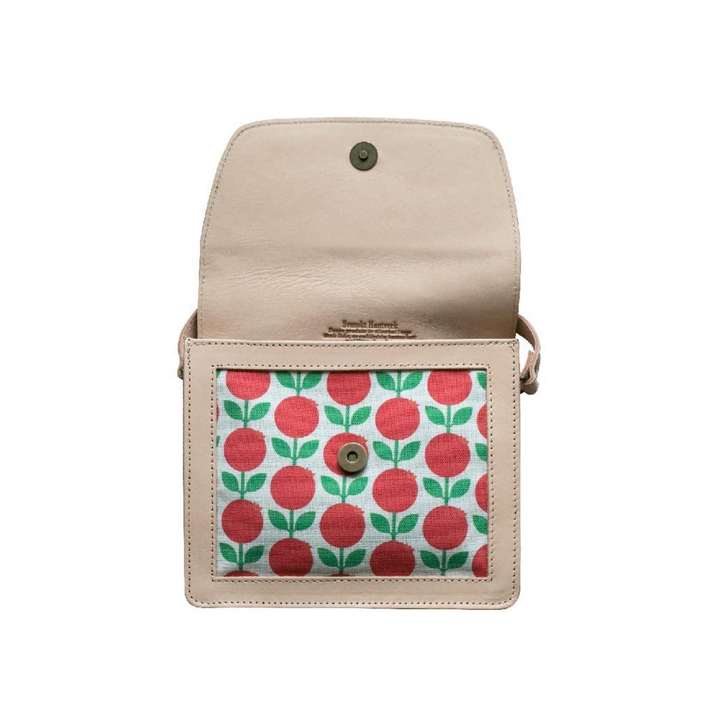Lingonberry Leather Handbag Eleish Van Breems Home