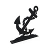 Metal Anchor Sculpture Medium Black Eleish Van Breems Home