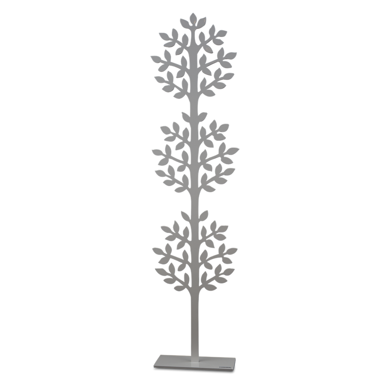 Metal Sculpture of Dandelion Tree in White