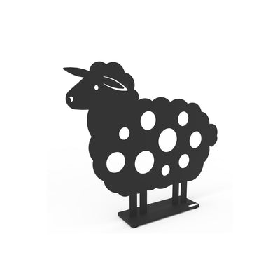 Metal Sheep Sculpture Small Black Eleish Van Breems Home