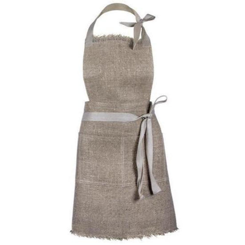 Natural Burlap Apron